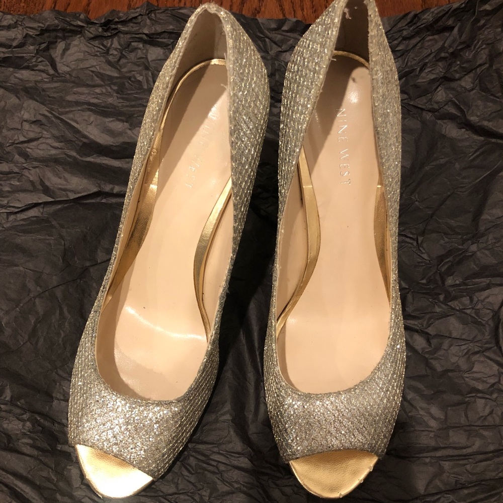 Nine West Glitter heels